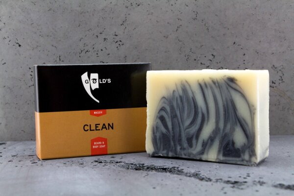 Gøld's Massiv Clean Beard & Body Soap Stückseife