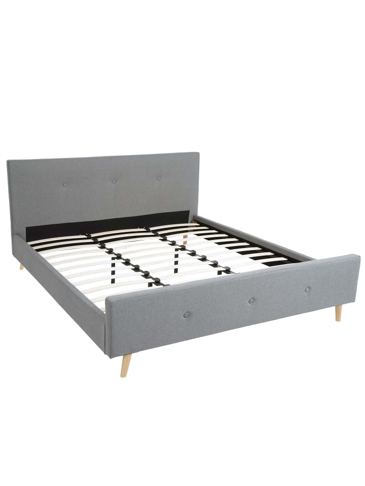 MCW Polsterbett J98 mit Lattenrost, 180x200cm grau günstig kaufen onesize