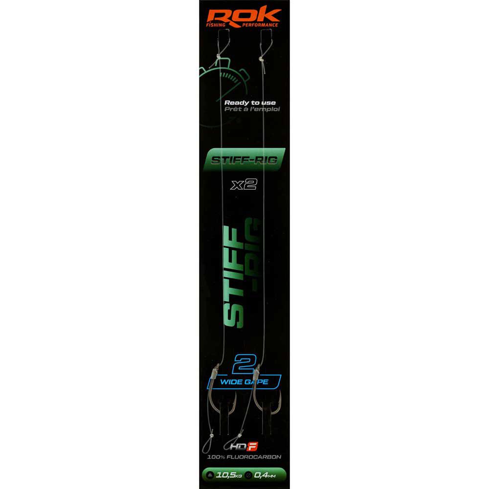 Bas de Ligne Rok Stiff Rig Wide Gape (x2)