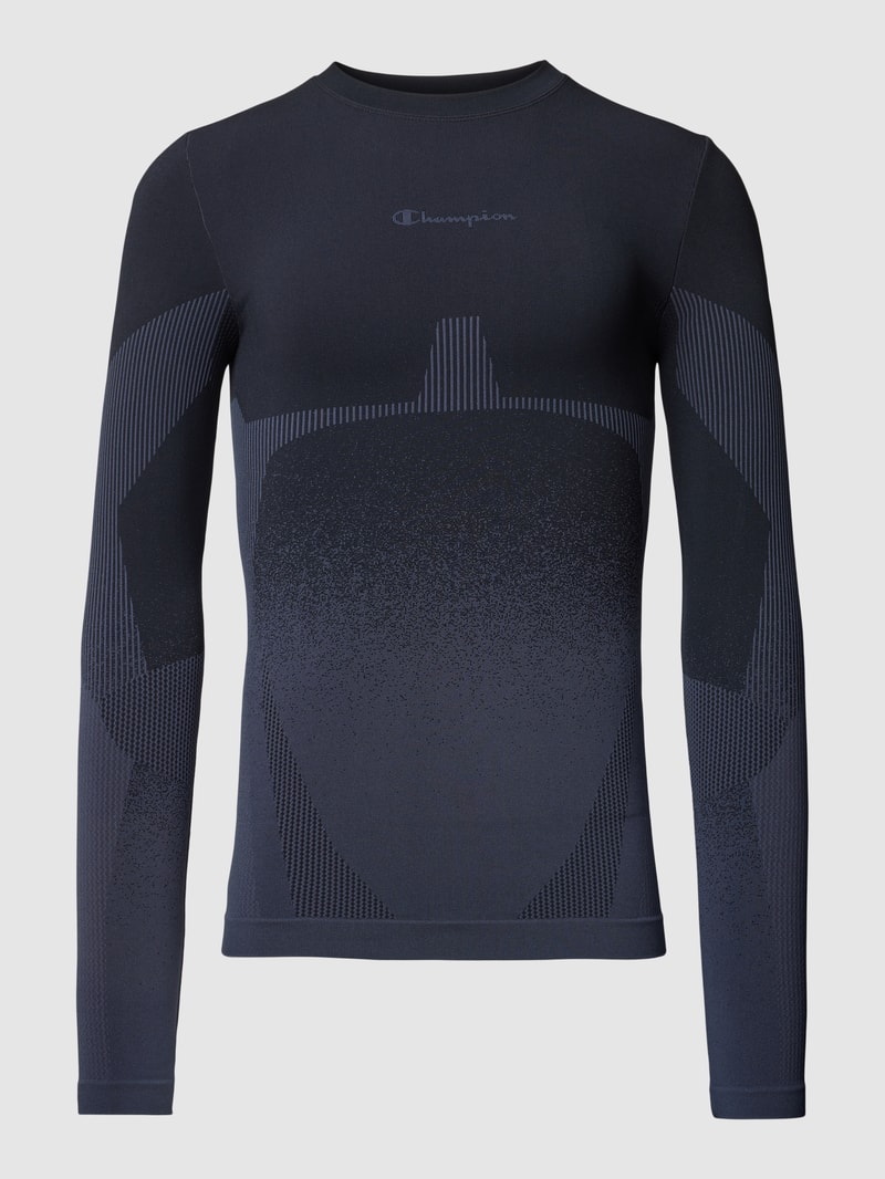 Longsleeve mit Rundhalsausschnitt in schwarz