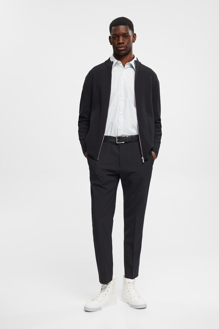 Slim-Fit-Hemd aus Baumwolle mit Muster