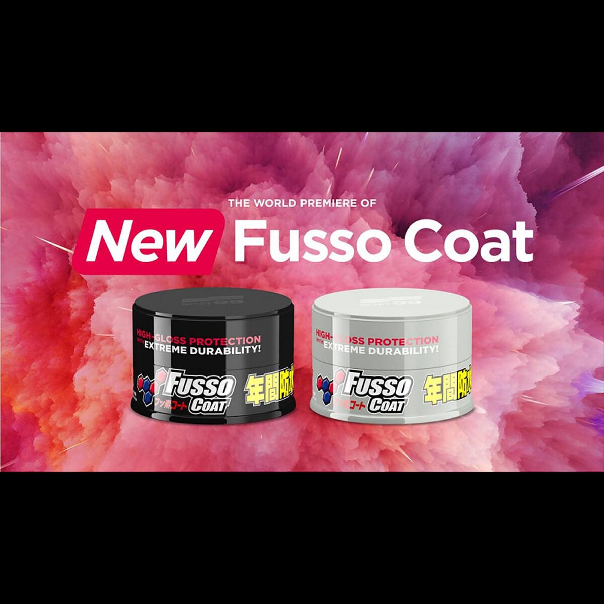 Soft99 Fusso Coat 12 Months Wax Light hartes Autowachs 200g