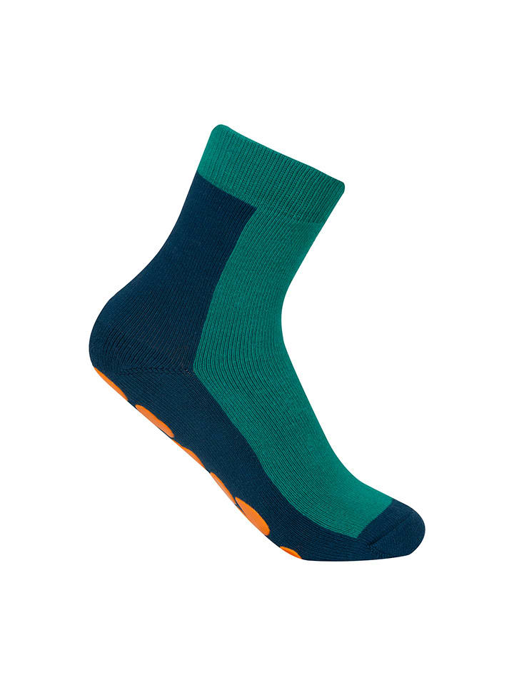 Trollkids Trekkingsocken in Dunkelblau/ Grün günstig kaufen