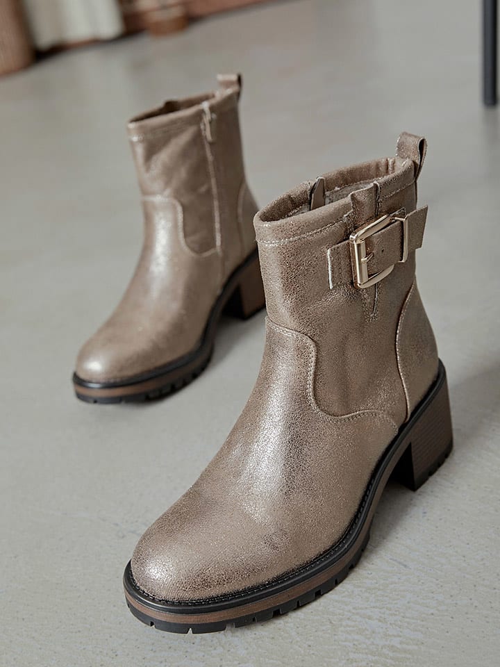 Sixth Sens Stiefeletten in Gold günstig kaufen