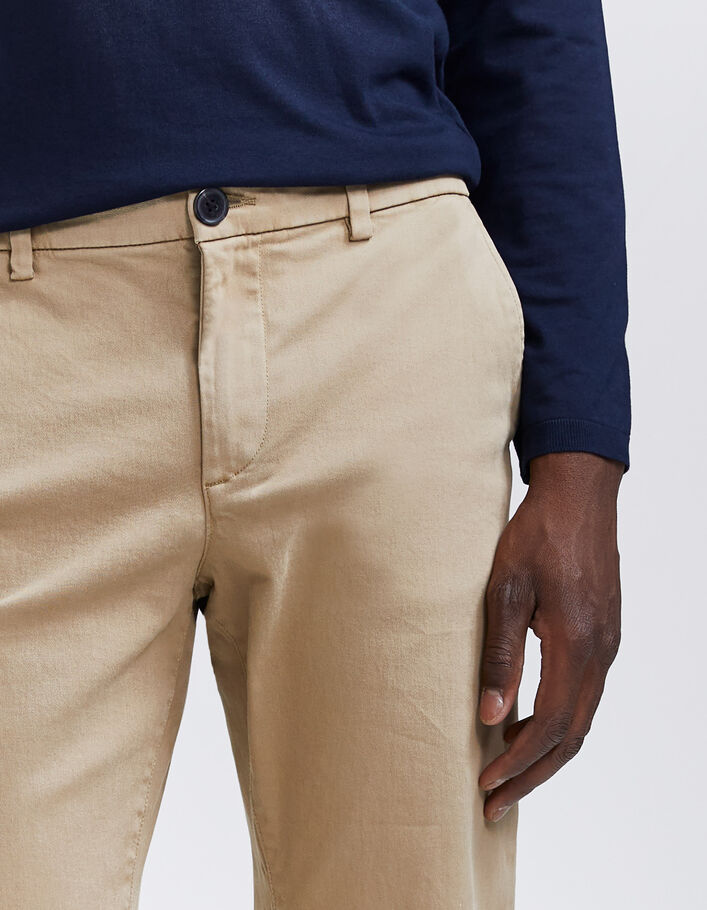 Pantalon chino SLIM beige Homme