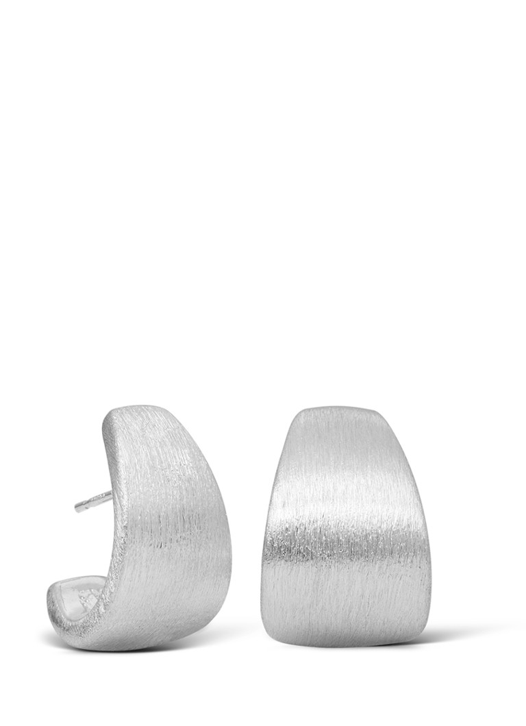 Casa Jewelry Taps Max Satin stud earrings made of silver