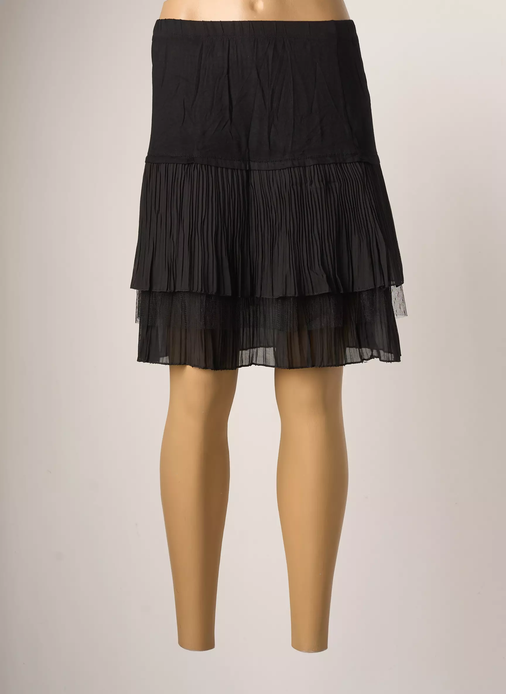 Maella Jupes Mi Longues Femme couleur noir