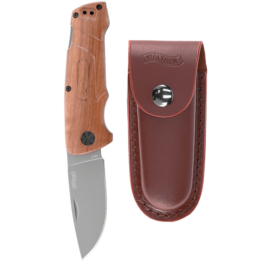 Walther Messer BWK 2 Blue Wood Knife