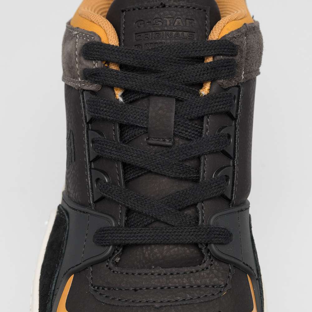 G-STAR RAW ATTACC Low Herren Wildleder Sneaker 2242 040514 BLK-LGRY