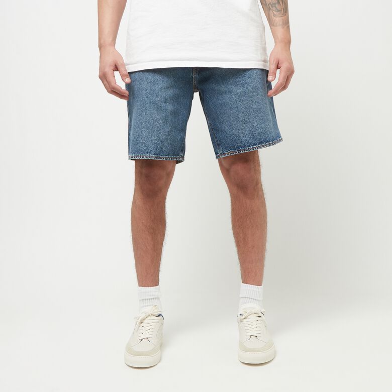 Levi's 468 Stay Loose Shorts dark indigo worn in