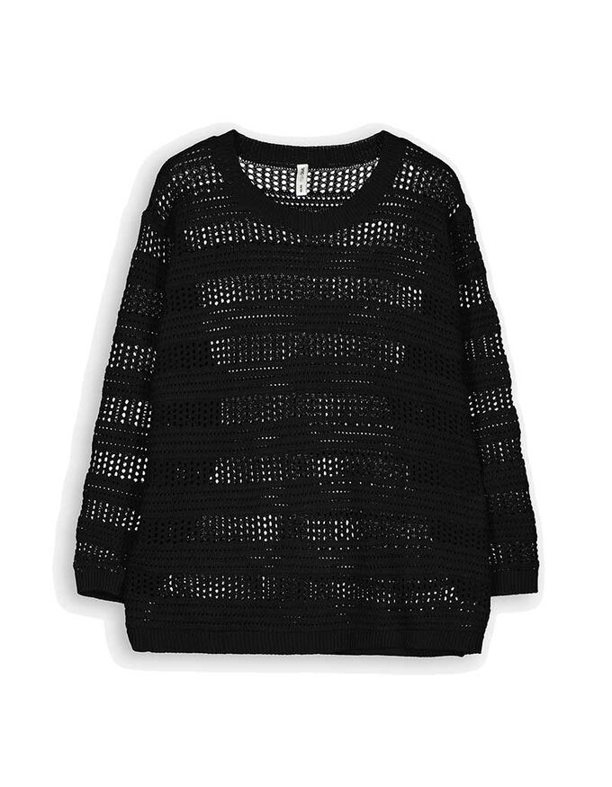 Strickpullover - Lochstrick