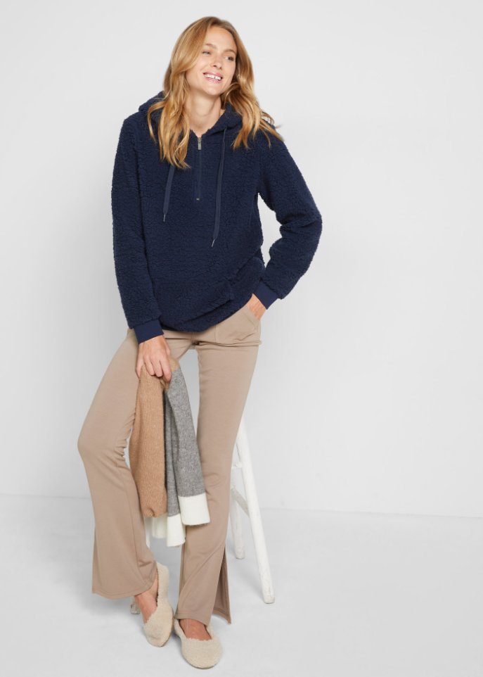 Teddy-Fleeceshirt, Pullover