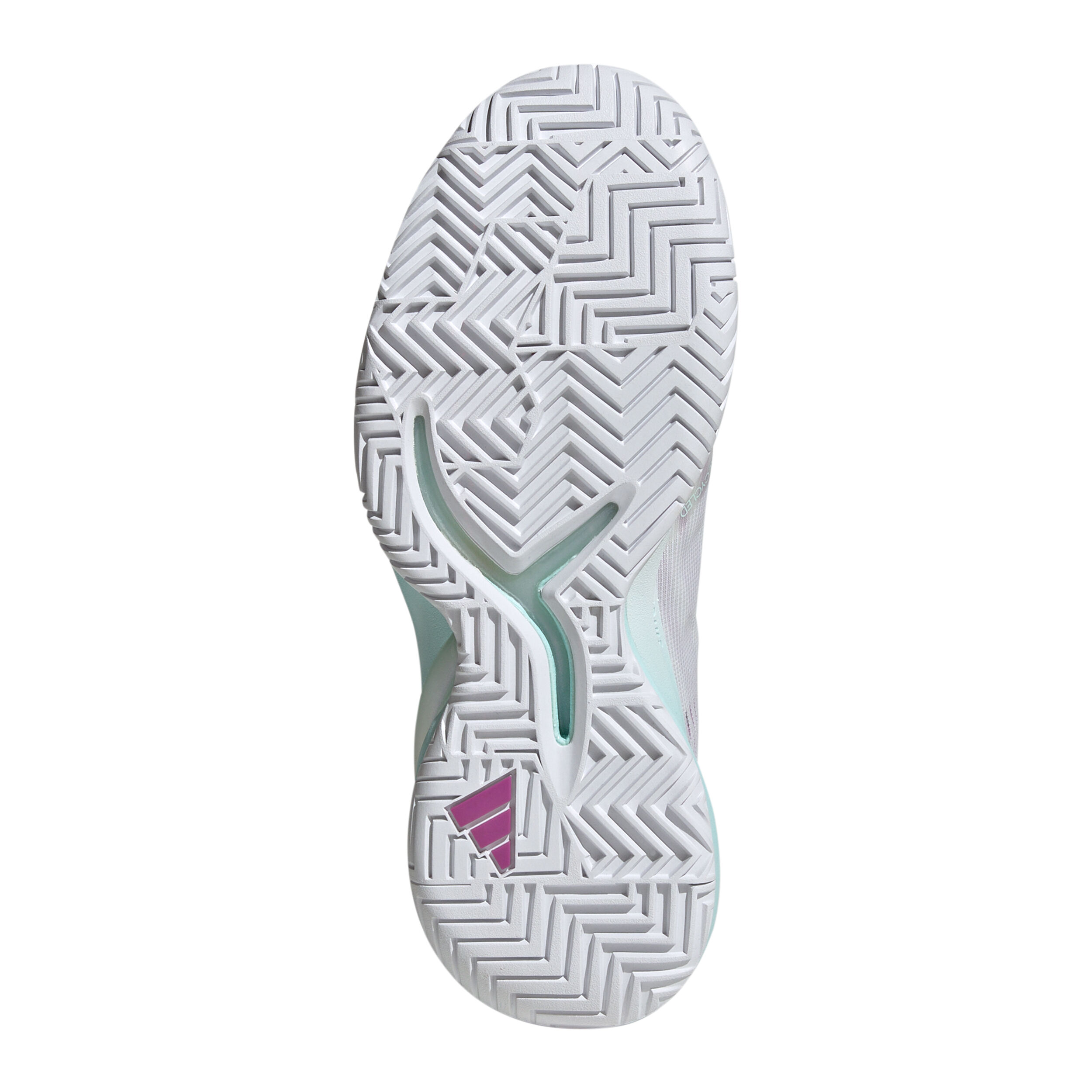 Adizero Cybersonic Allcourtschuh Damen - Hellgrau, Mint