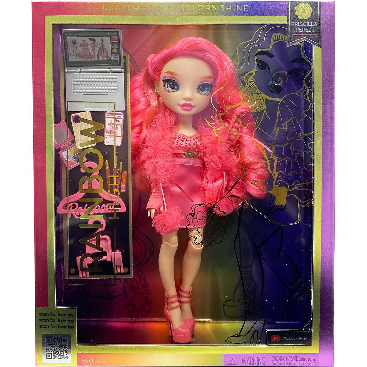 Rainbow High Serie 5 Fashion-Doll - Pricilla Perez (Pink)