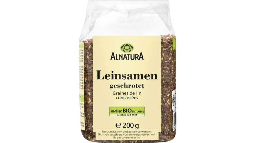 Alnatura Bio Leinsamen, geschrotet