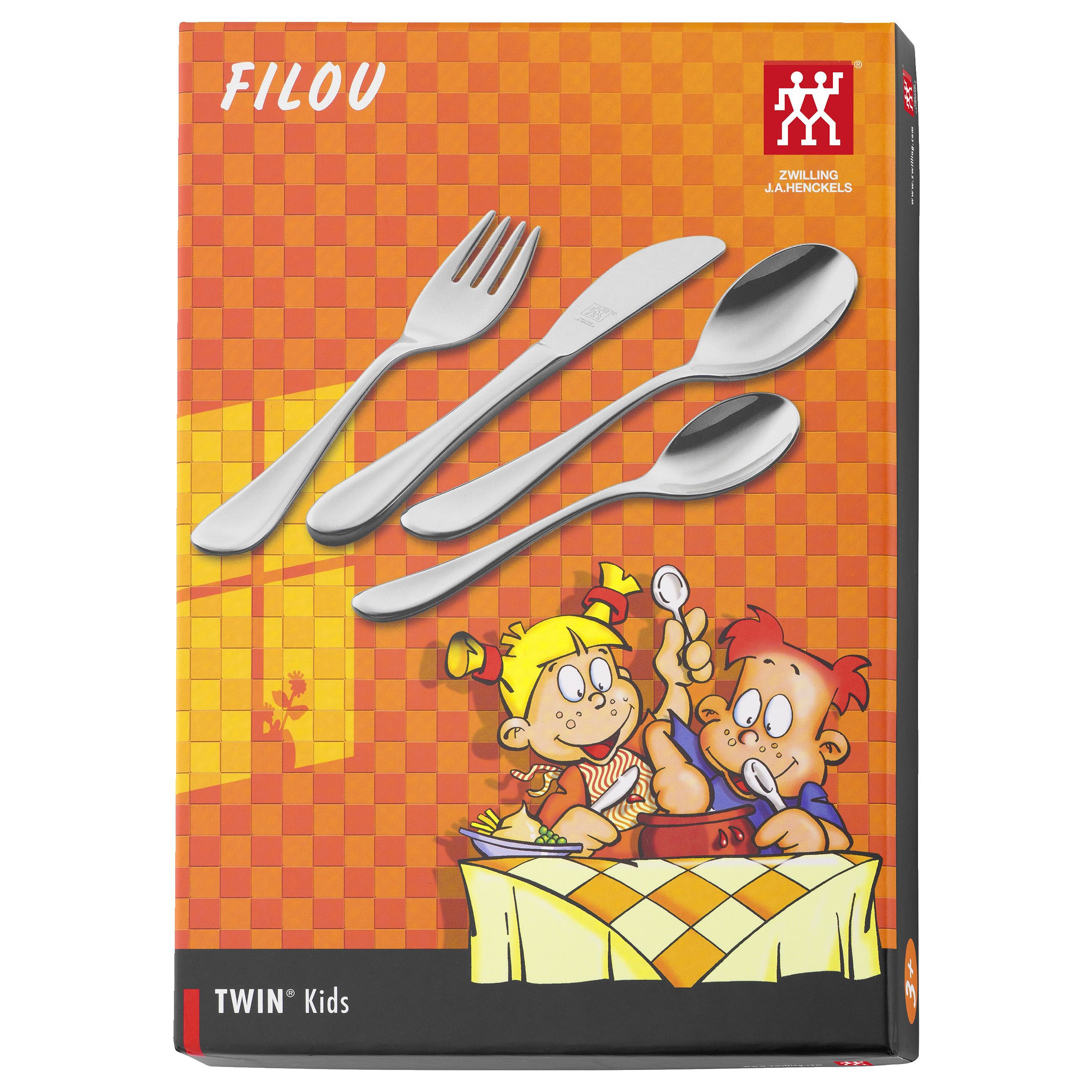 Filou Kinderbesteck 4-tlg, poliert