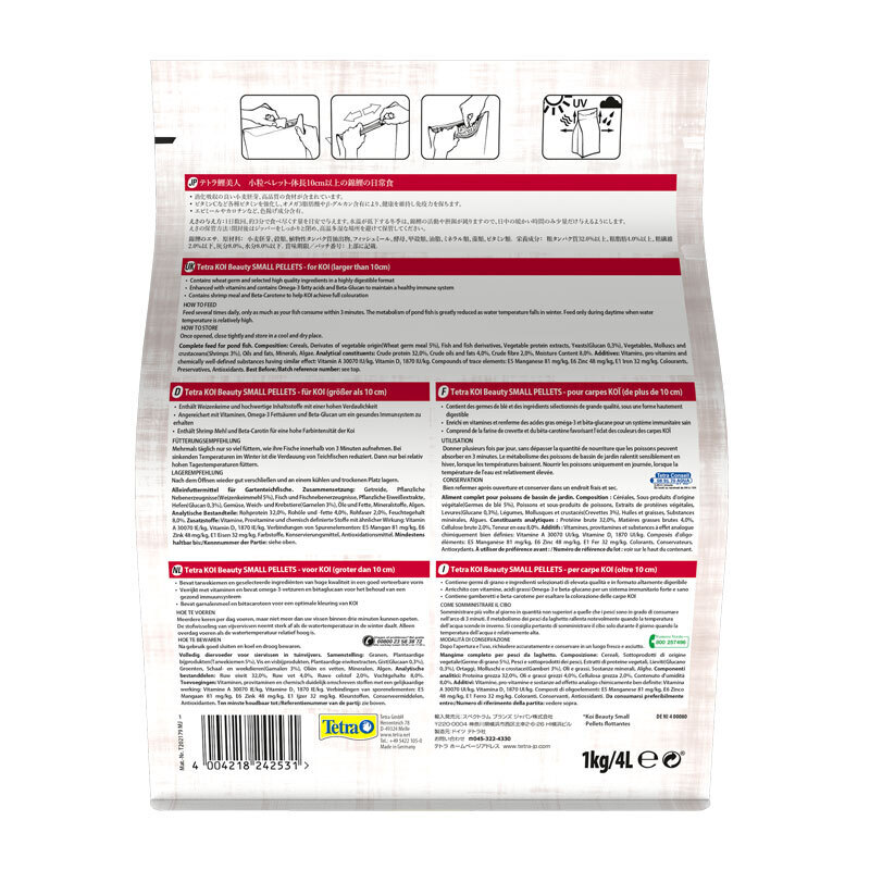 Tetra Hauptfutter Tetra KOI Beauty 4 Liter