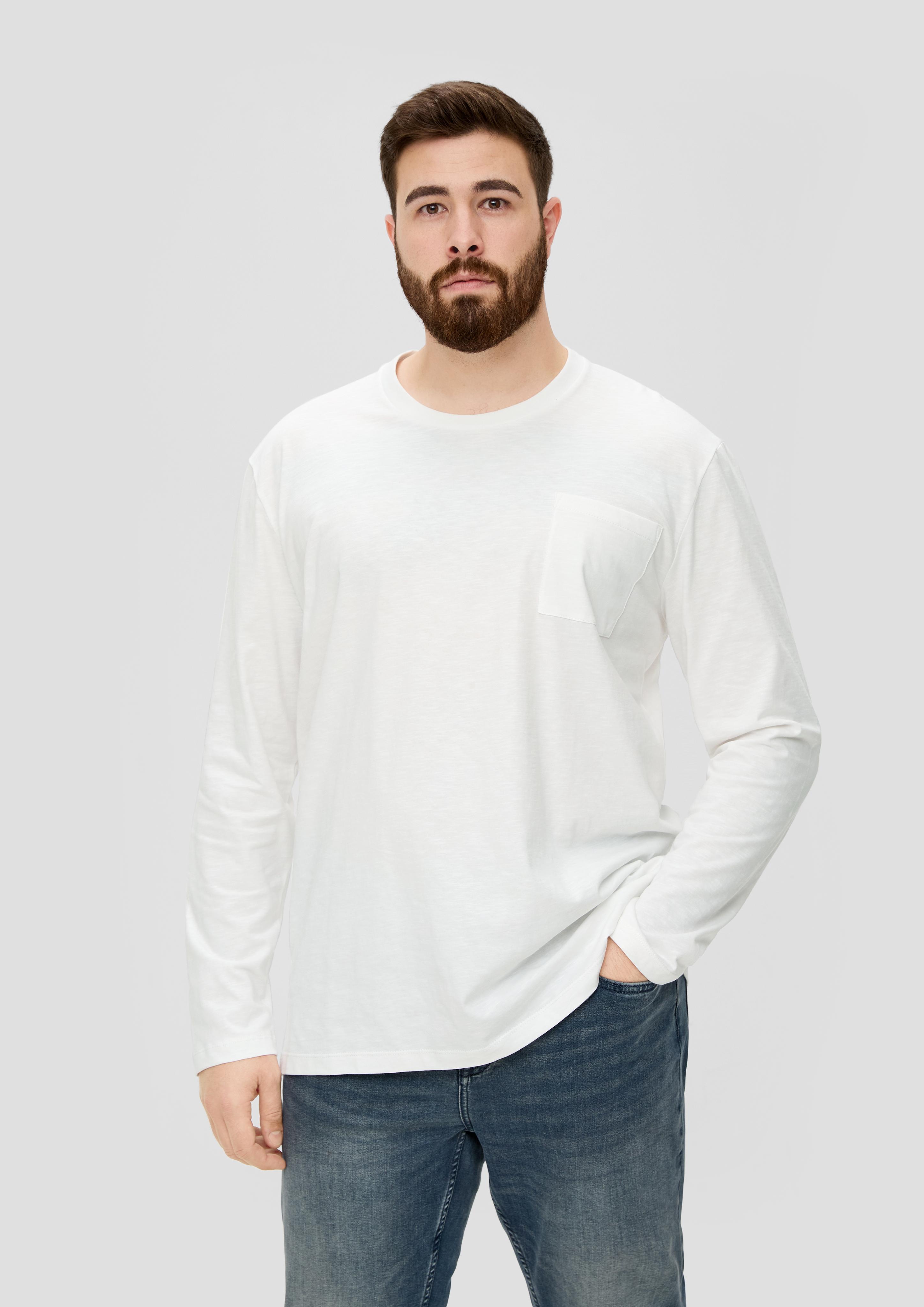 Longsleeve mit Flammgarnstruktur  2143247-0120