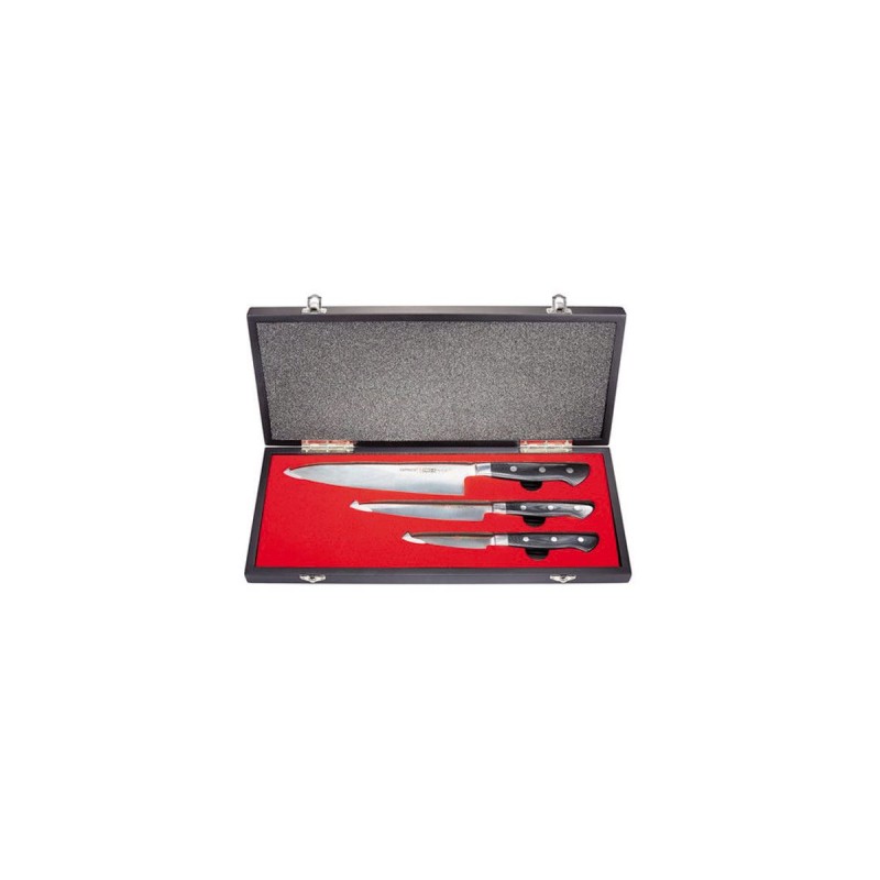 Samura PRO-S Set 3 Stück (Kochmesser - Filetiermesser - Pelucchino) Geschenkbox