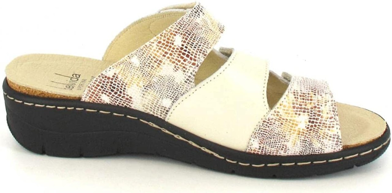 BELVIDA Klassische Sandalen beige