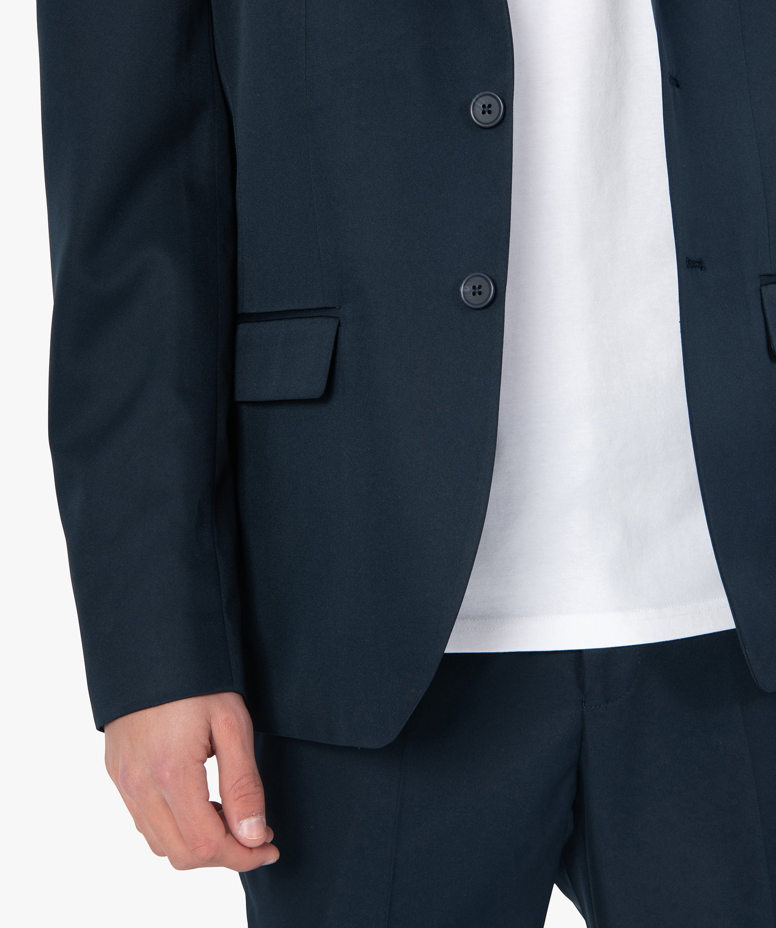 Veste de costume homme fermeture 2 boutons marine | GEMO