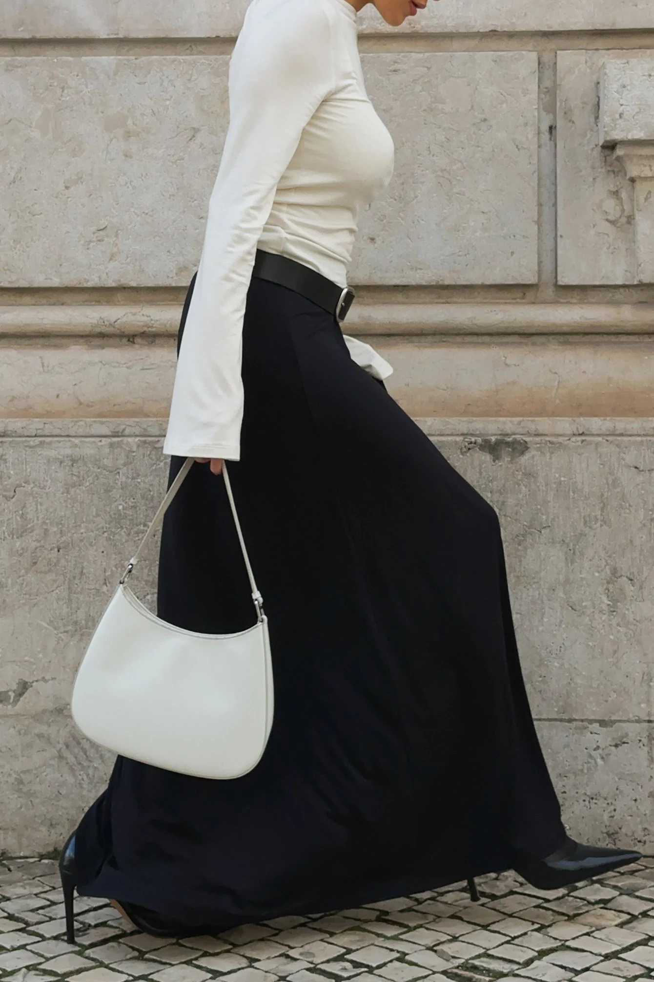 Soft Line Flowy Maxi Skirt