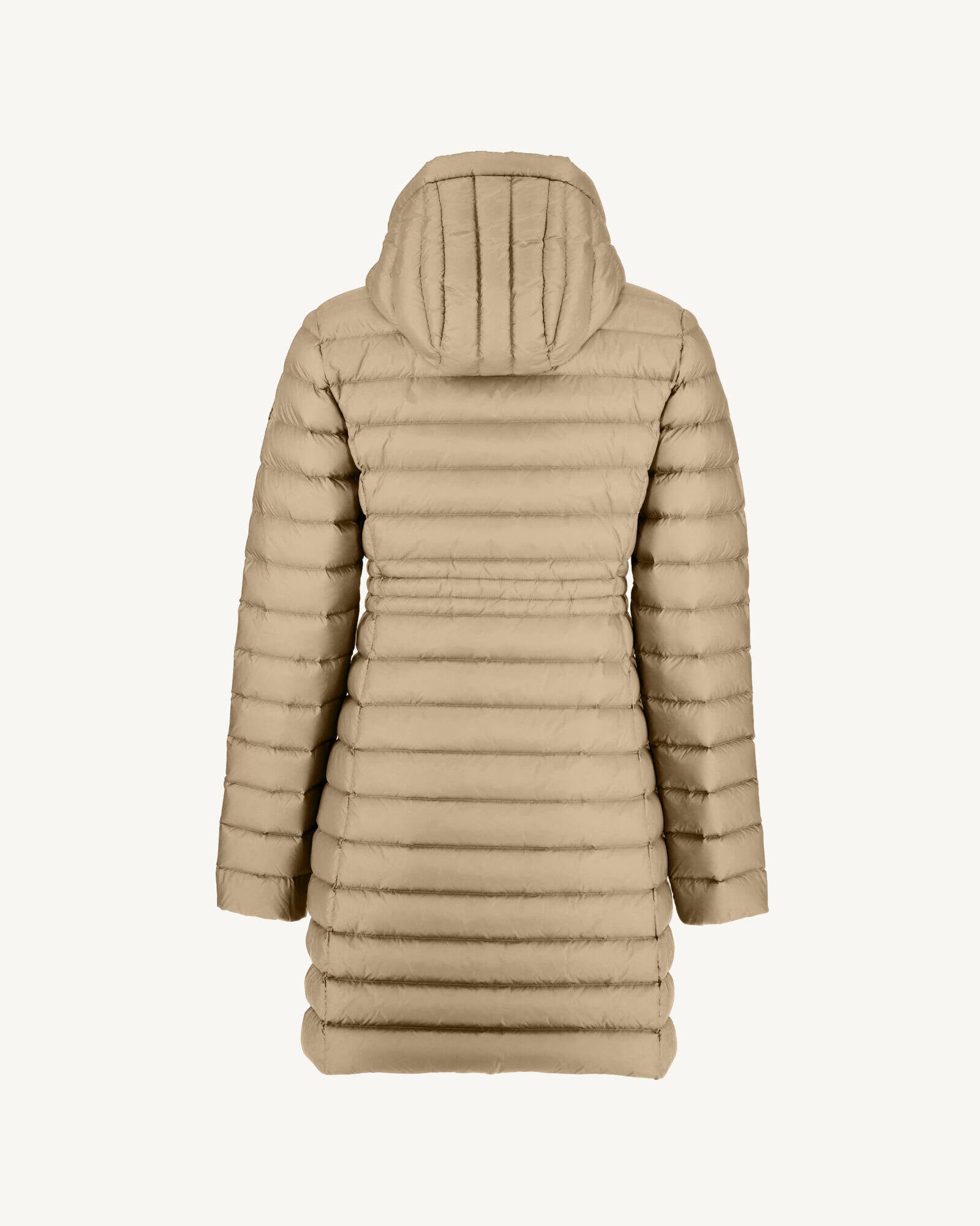 Doudoune longue à capuche Beige Vero 2.0