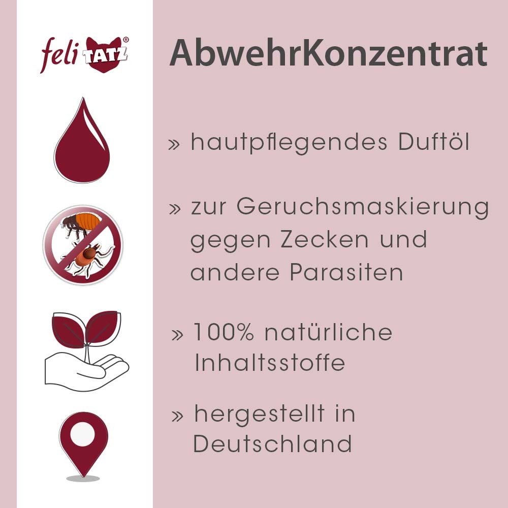 feliTATZ Ungeziefer- & Zeckenschutz feliTATZ AbwehrKonzentrat