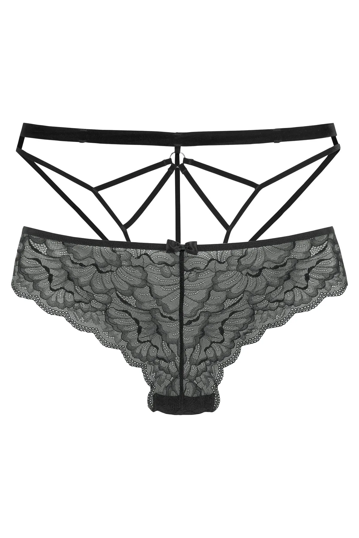 PETITE FLEUR GOLD  Slip - Schwarz - Unifarben