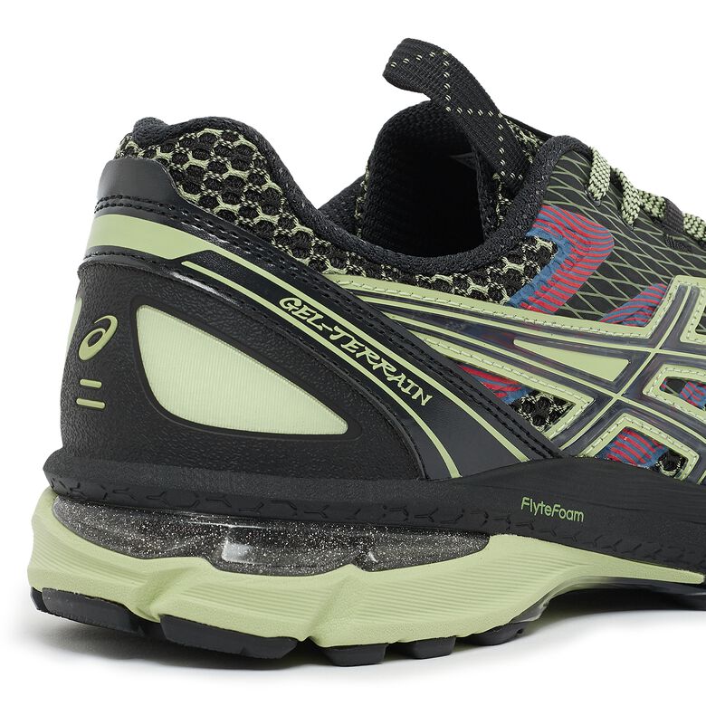 Asics Sportstyle US4-S Gel-Terrain black/neon lime