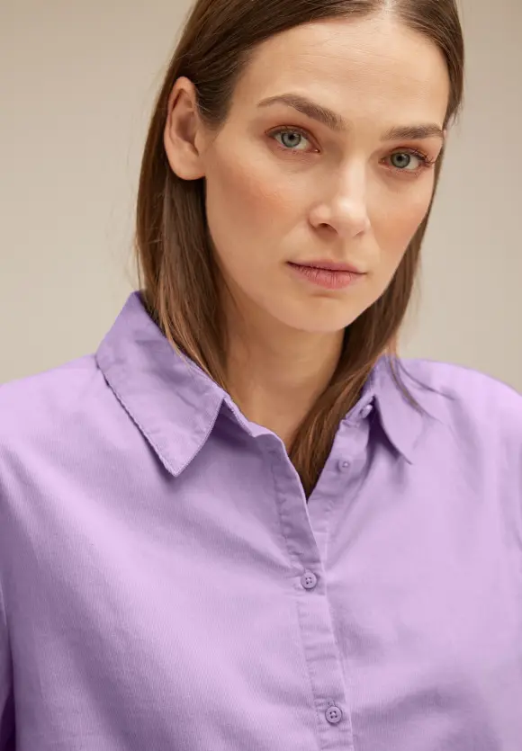 Street One Cordbluse mit Knopfleiste