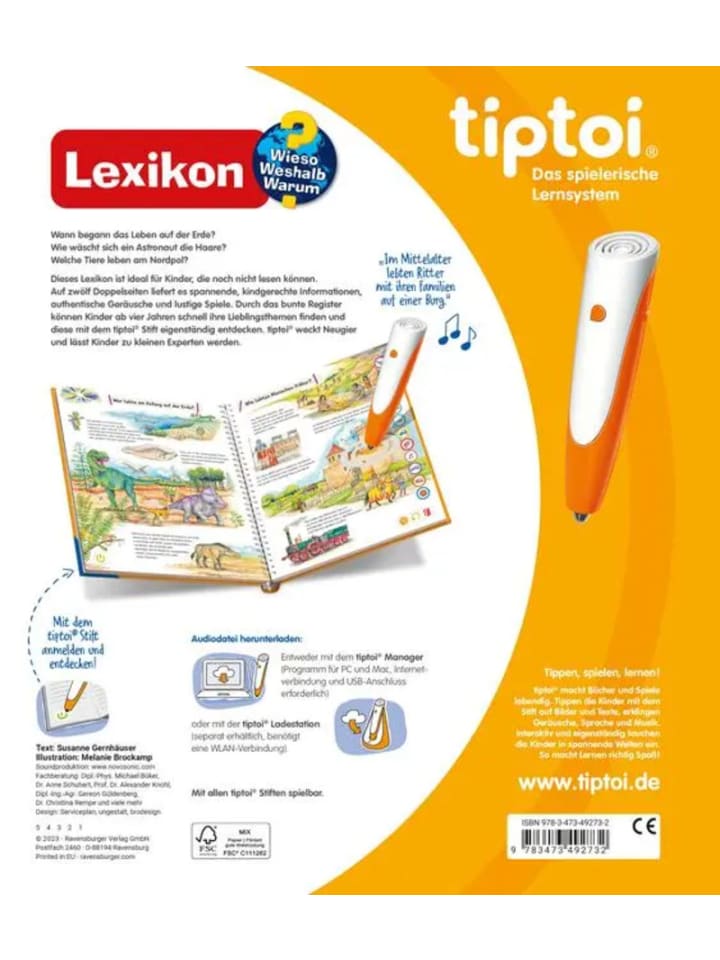 Ravensburger tiptoi® Wieso? Weshalb? Warum? - Lexikon günstig kaufen onesize