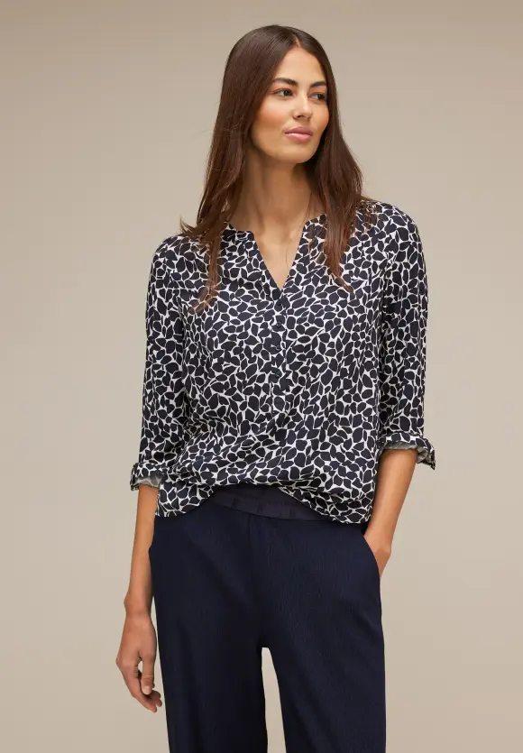 Street One Viskose Bluse mit Print