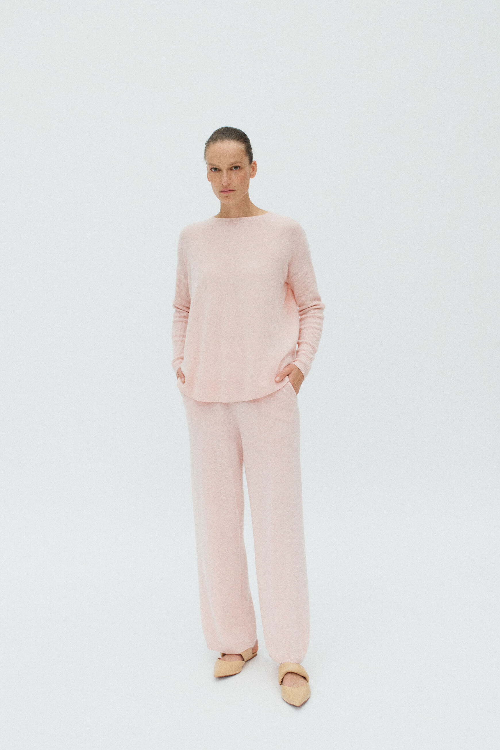 pull gabriela rose clair femme