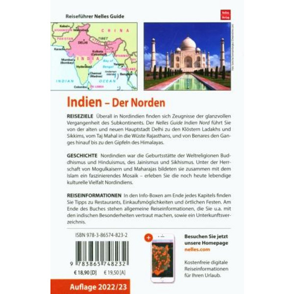 NELLES GUIDE REISEFÜHRER INDIEN - DER NORDEN