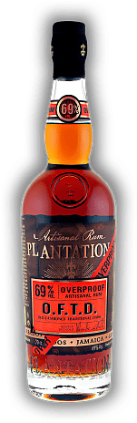 Plantation O.F.T.D. Overproof Dark Rum 69% Plantation O.F.T.D. Overproof Dark Rum 69% Wunderbar aromatischer Overproof-Rum-Blend. 0,7	 Liter - Vol 69%