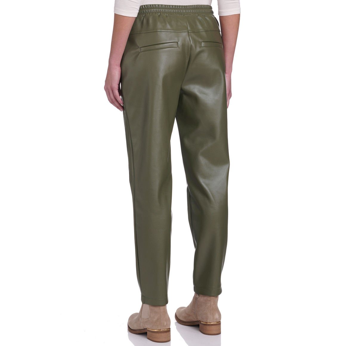 Damen Jogpants aus Lederimitat