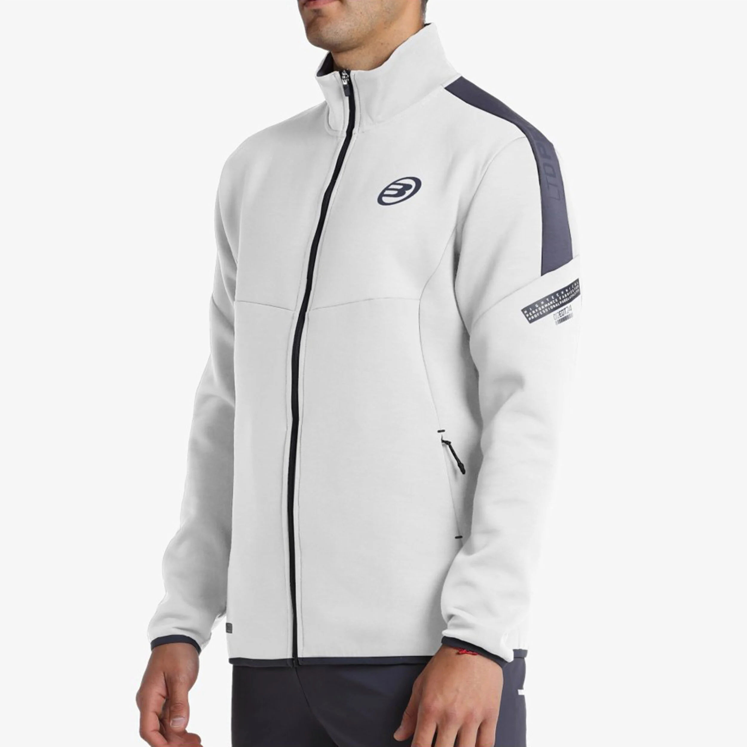 Noble Trainingsjacke Herren - Weiß