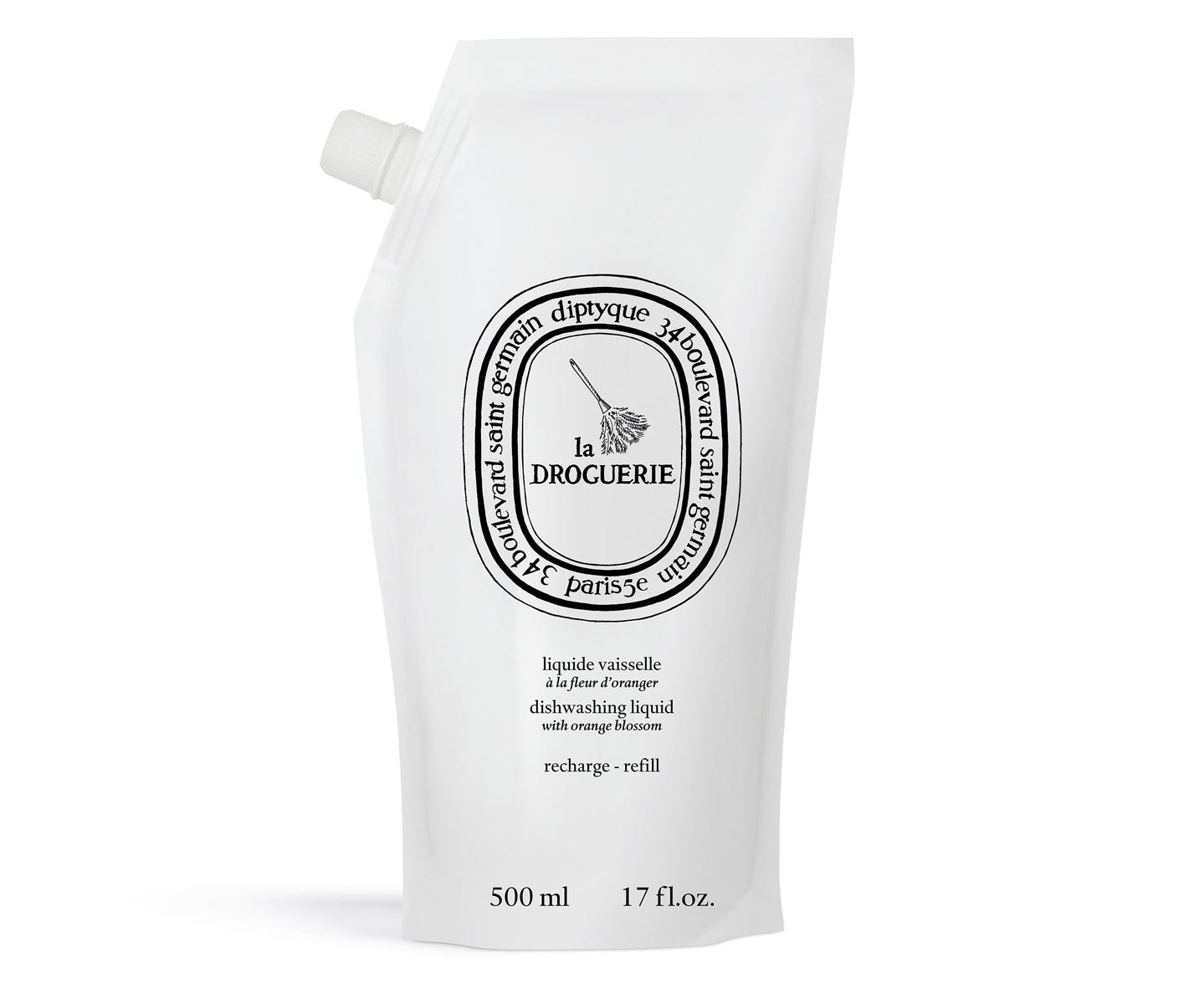 La Droguerie - Recharge pour liquide vaisselle à la fleur d'oranger