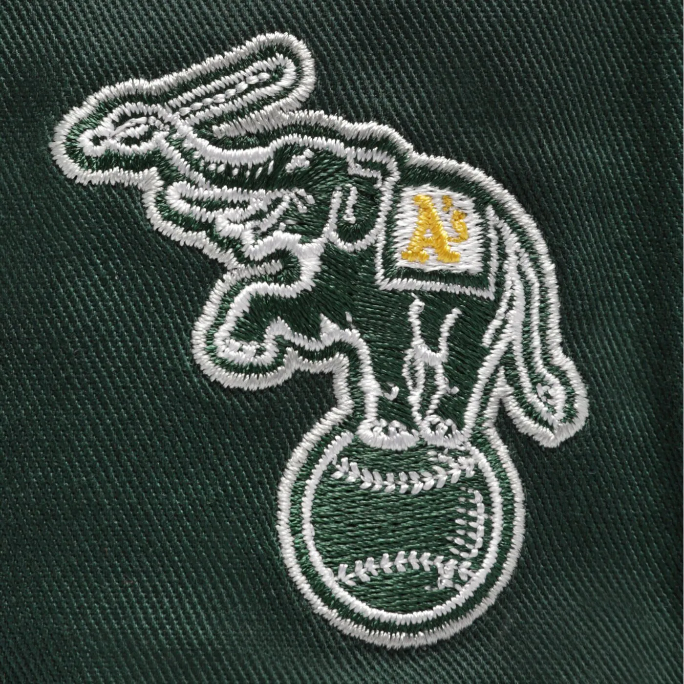 NEW ERA MÜTZE TEAM SIDE PATCH 5950 ATHLETICS OAKLAND ATHLETI Grün