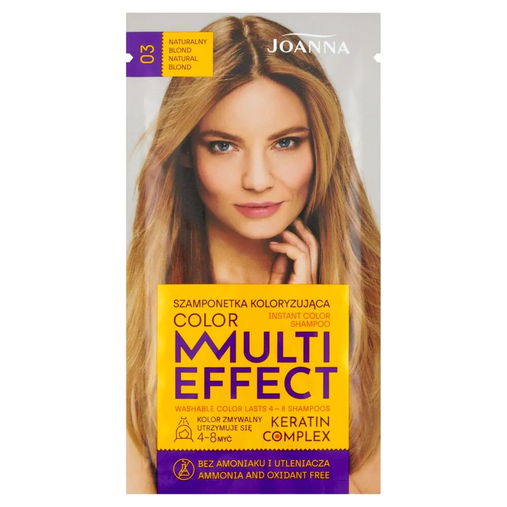 Joanna Multi Effect Color 03 Šampon za farbanje kose u prirodno plavoj boji