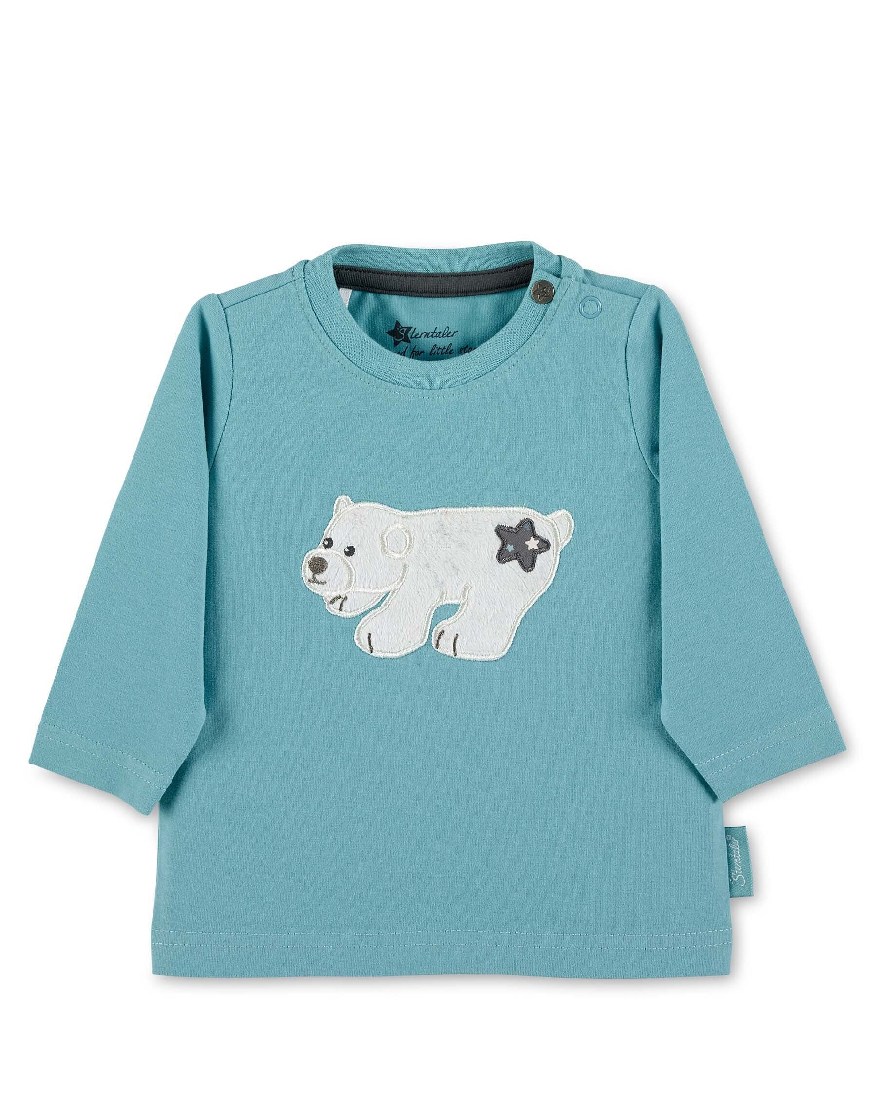 Baby-Set Langarm-Shirt u. Hose Design Eisbär Elia