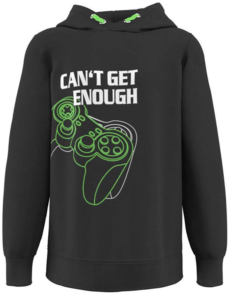 KIDSWORLD Kapuzensweatshirt CAN´T GET ENOUGH - Spruch