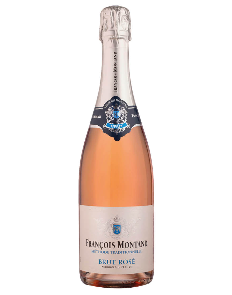 Vin Mousseux de Qualité Methode Traditionnelle Brut Rosé François Montand 0,75 ℓ