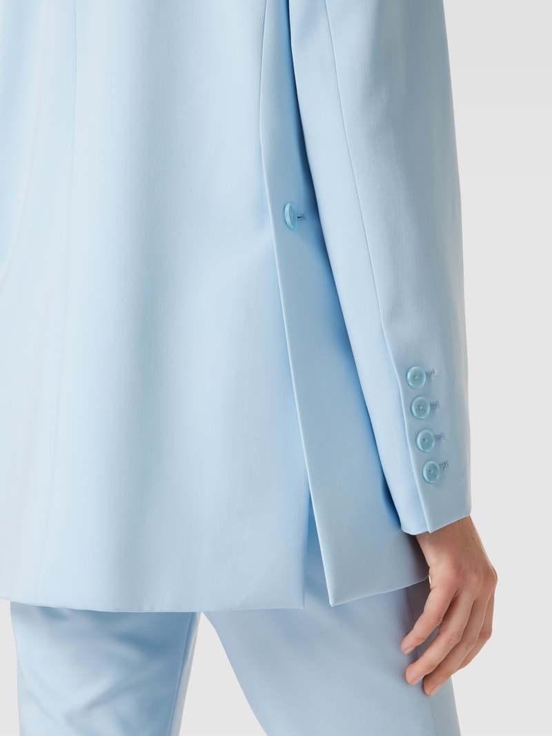 Blazer mit Pattentaschen Modell 'Windy' in hellblau