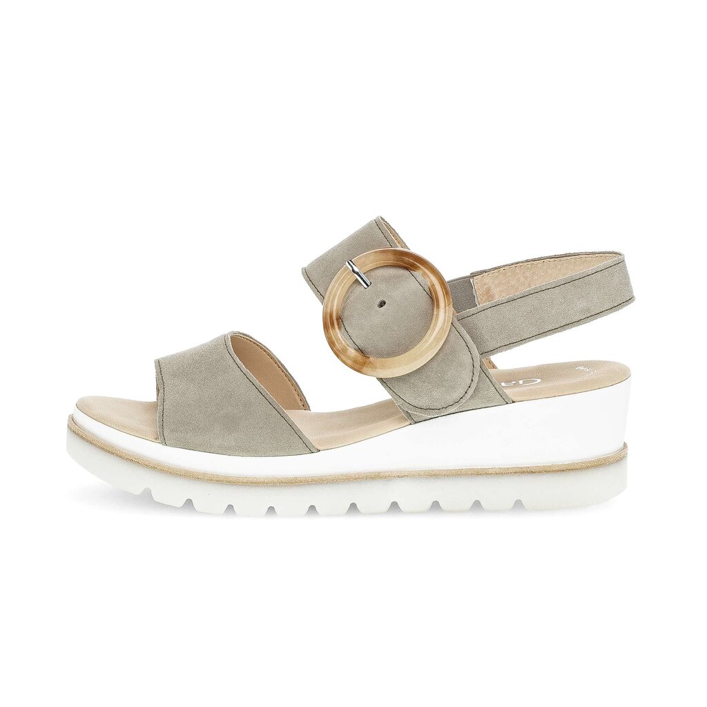 Gabor fashion Keilsandalette grün