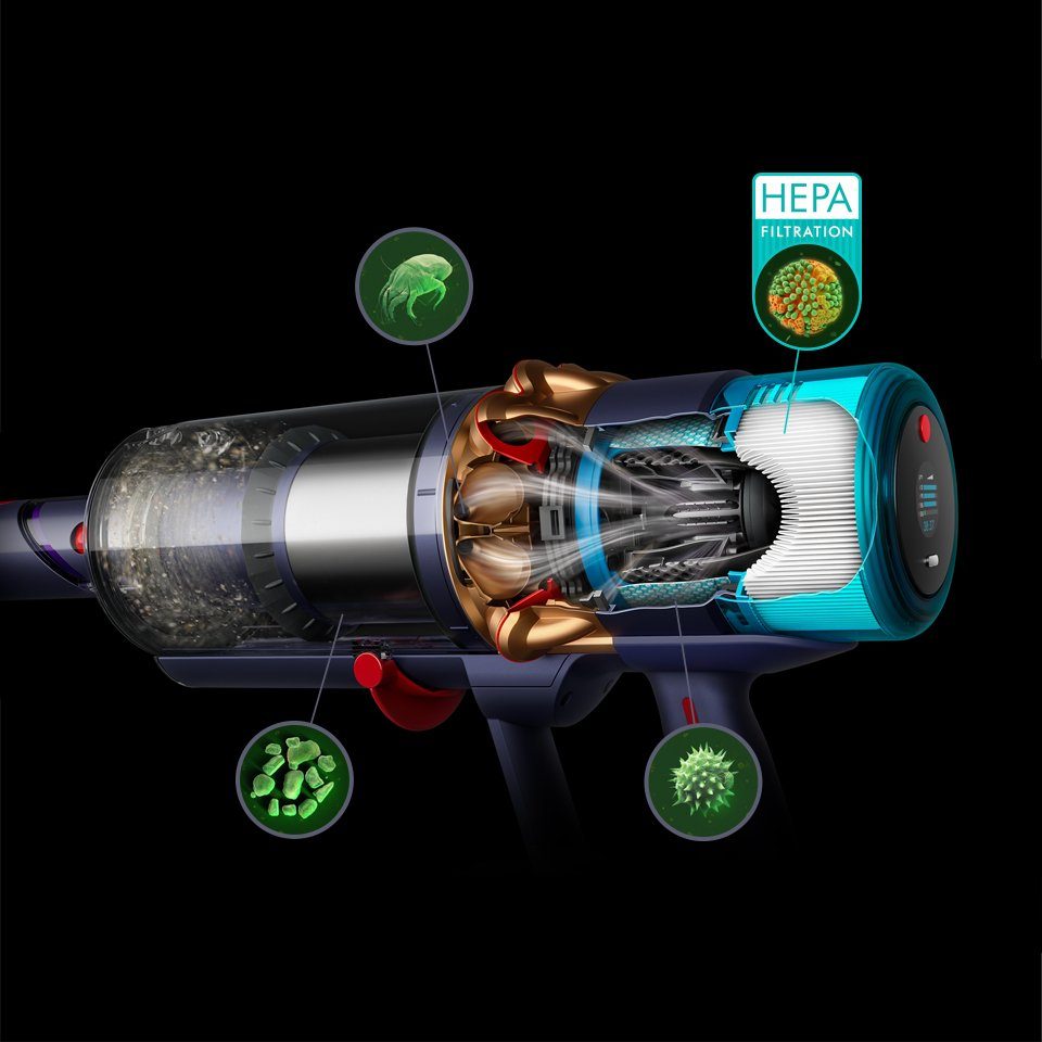 DYSON Akku-Hand-und Stielstaubsauger Dyson Gen5detect™ Absolute, 752 W