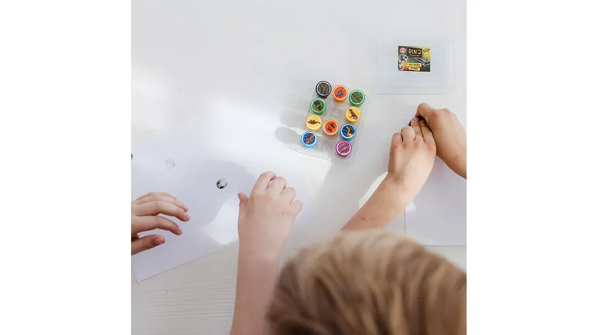 TM ESSENTIALS - DINO SELBSTFÄRBE STEMPEL