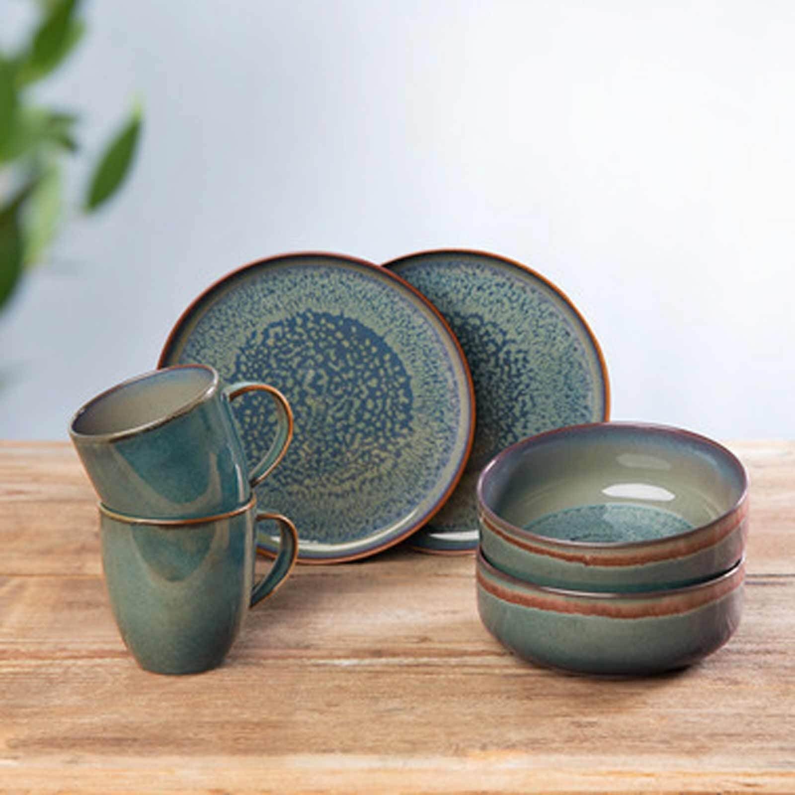 Villeroy & Boch Kombiservice Crafted Breeze Frühstücks-Set 6er Set (6-tlg), Porzellan