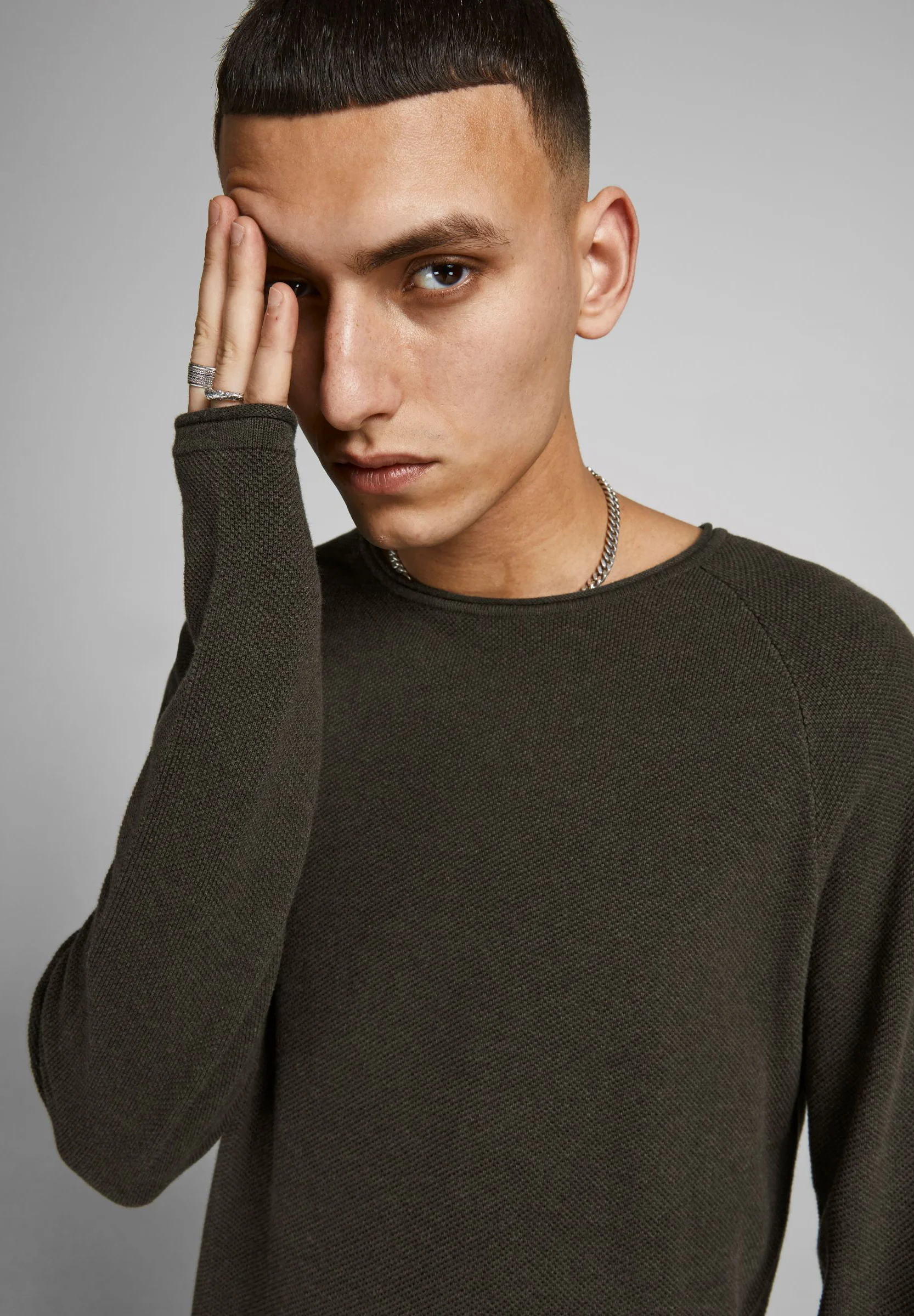 Jack & Jones JJEHILL CUELLO REDONDO - Suéter